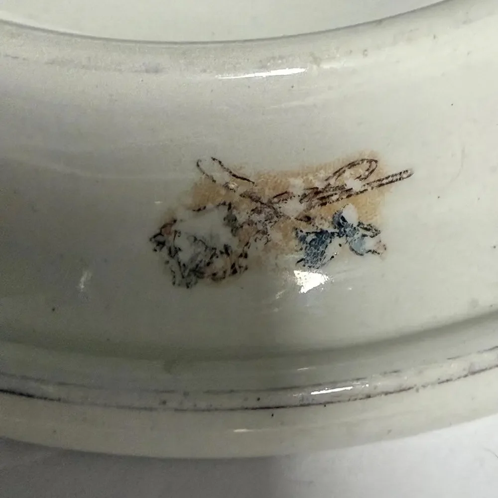 Royal Baby Plate Co The tiny todkins fearless ride 1905‎ VTG Collectible Antique